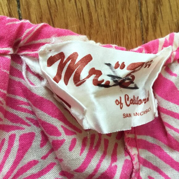 Mr. "B" of California Pink Feather Multicolor Polka Dot Max Mumu Party Dress - Picture 6 of 9